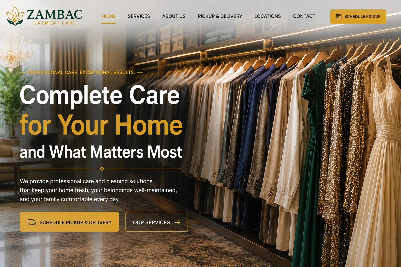 ZAMBAC Garment Care — Complete Care for Your Home and What Matters Most